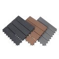 Antisplinter Anticorrosion 300X300mm Outdoor Interlocking WPC Balcony Decking Tiles